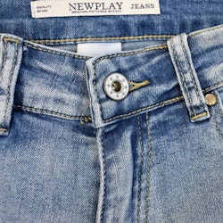 Jeans Flare med fransar DENIM - Newplay