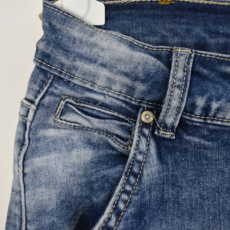 Jeans med revär BLÅ - Place du Jour
