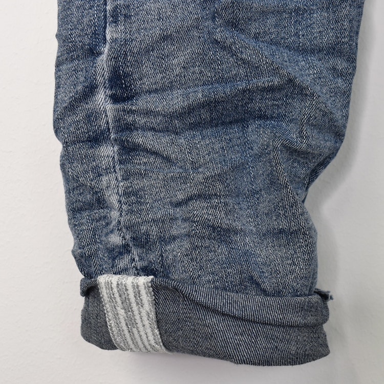 Jeans med revär BLÅ - Place du Jour