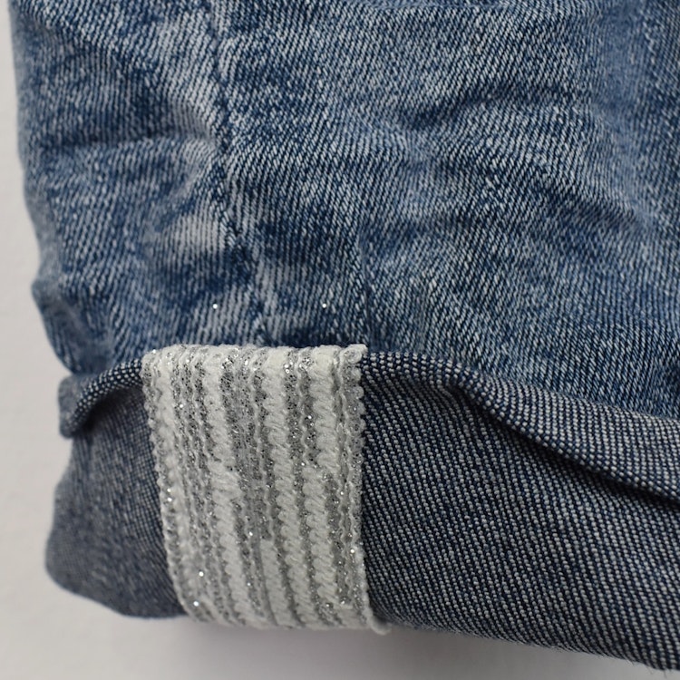 Jeans med revär BLÅ - Place du Jour