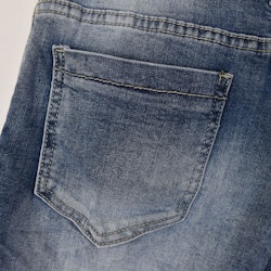 Jeans med revär BLÅ - Place du Jour