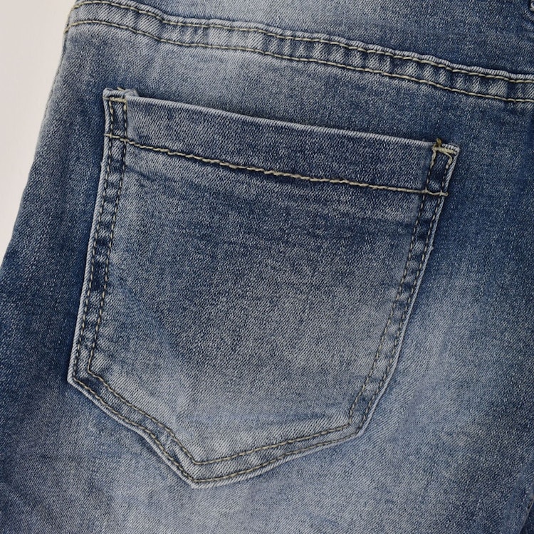 Jeans med revär BLÅ - Place du Jour