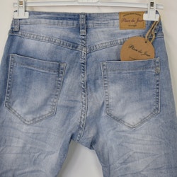 Jeans med dekorativa knappar LJUS DENIM - Place du Jour