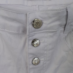 Jeans med knappar VIT - Newplay