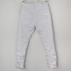 Jeans med knappar VIT - Newplay