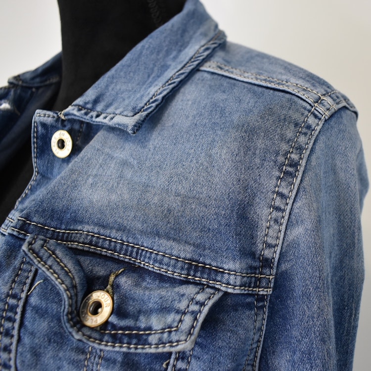 Jeansjacka med knappar DENIM - Place du Jour