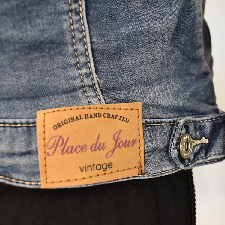 Jeansjacka med knappar DENIM - Place du Jour