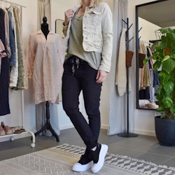 Jeansjacka med knappar BEIGE - Place du Jour