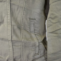Jeansjacka med knappar KAKI - Place du Jour