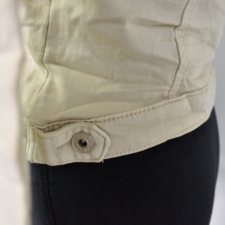 Jeansjacka med knappar BEIGE - Place du Jour