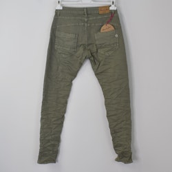 Jeans med knappar LJUS KAKI - Place du Jour