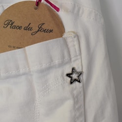 Jeans med knappar ECRU - Place du Jour