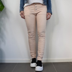 Jeans med knappar NUDE - Place du Jour