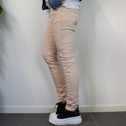 Jeans med knappar NUDE - Place du Jour