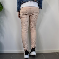 Jeans med knappar NUDE - Place du Jour
