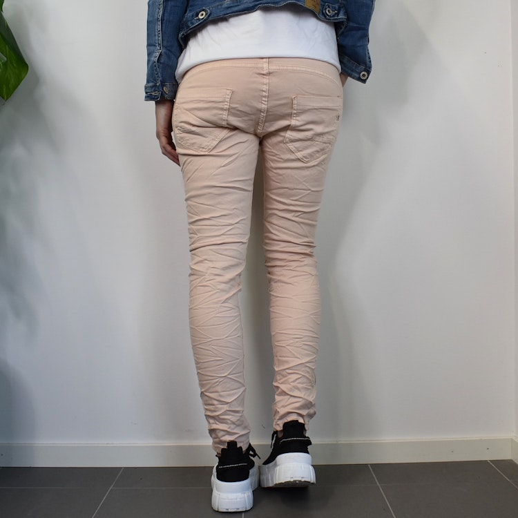 Jeans med knappar NUDE - Place du Jour
