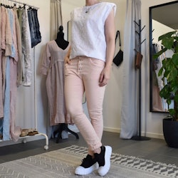 Jeans med knappar NUDE - Place du Jour