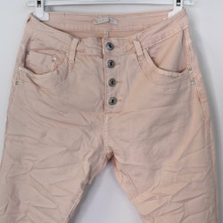 Jeans med knappar NUDE - Place du Jour