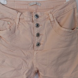 Jeans med knappar NUDE - Place du Jour
