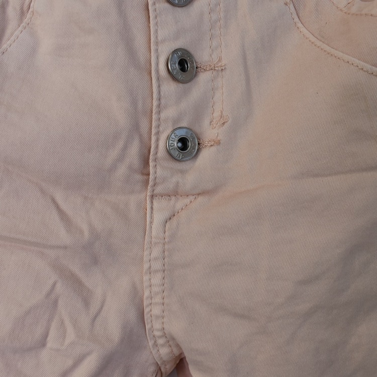 Jeans med knappar NUDE - Place du Jour