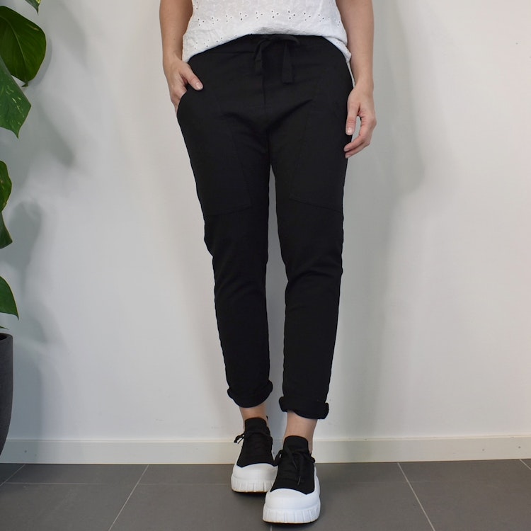 Sweatshirtbyxa Baggy SVART