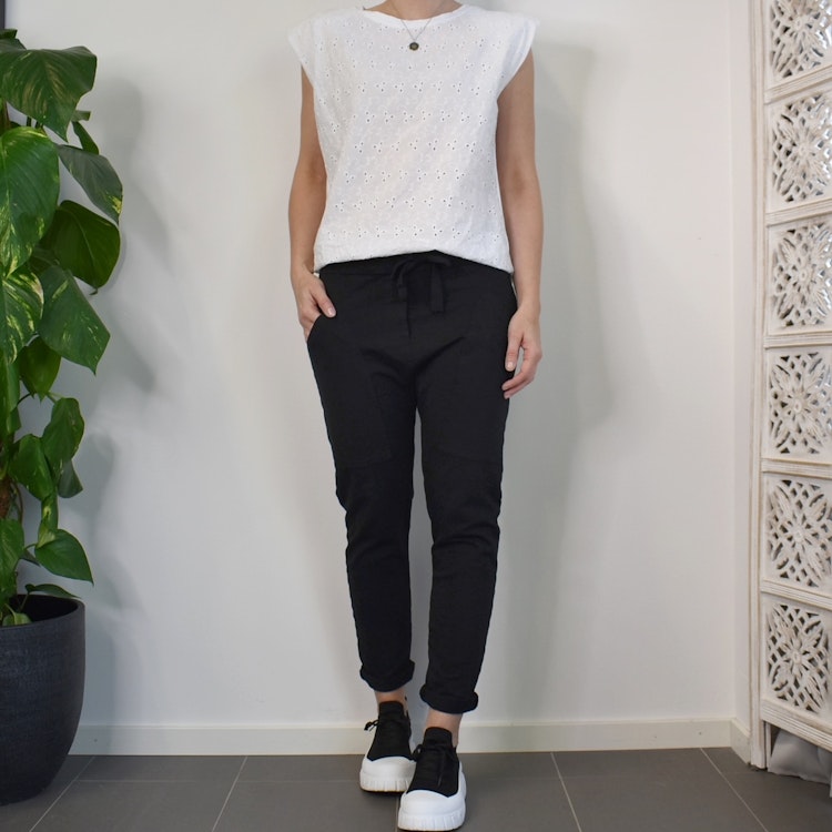 Sweatshirtbyxa Baggy SVART