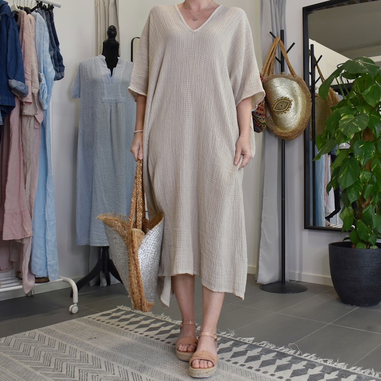 Kaftan Tropez BEIGE - Stajl Agenturer