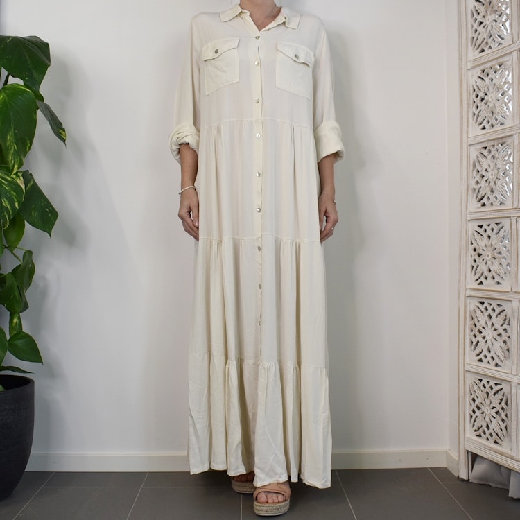 Klänning Boho CREME - Stajl Agenturer