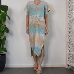 Linnekaftan Diora BATIK AQUA - Stajl Agenturer