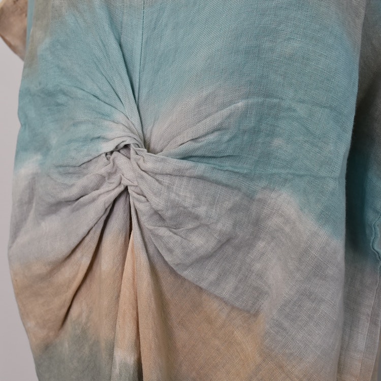 Linnekaftan Diora BATIK AQUA - Stajl Agenturer