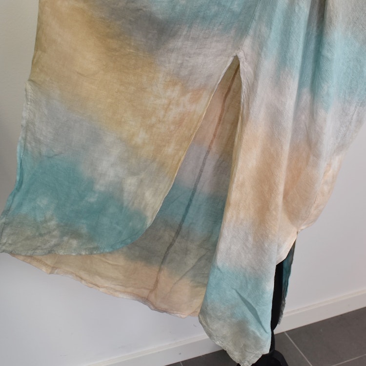 Linnekaftan Diora BATIK AQUA - Stajl Agenturer