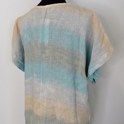 Linnekaftan Diora BATIK AQUA - Stajl Agenturer