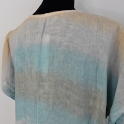 Linnekaftan Diora BATIK AQUA - Stajl Agenturer
