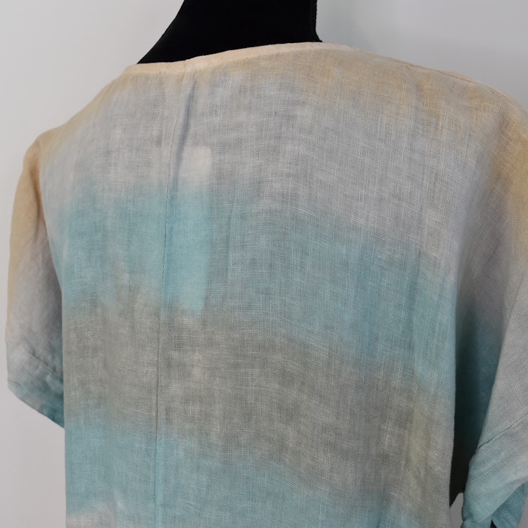 Linnekaftan Diora BATIK AQUA - Stajl Agenturer
