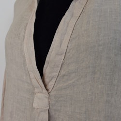 Linneklänning Vera Over Sized BEIGE - Stajl Agenturer