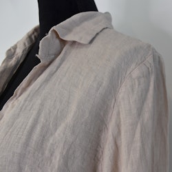 Linneklänning Vera Over Sized BEIGE - Stajl Agenturer