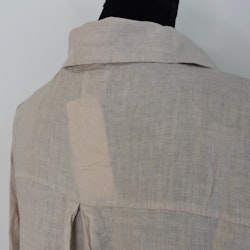 Linneklänning Vera Over Sized BEIGE - Stajl Agenturer