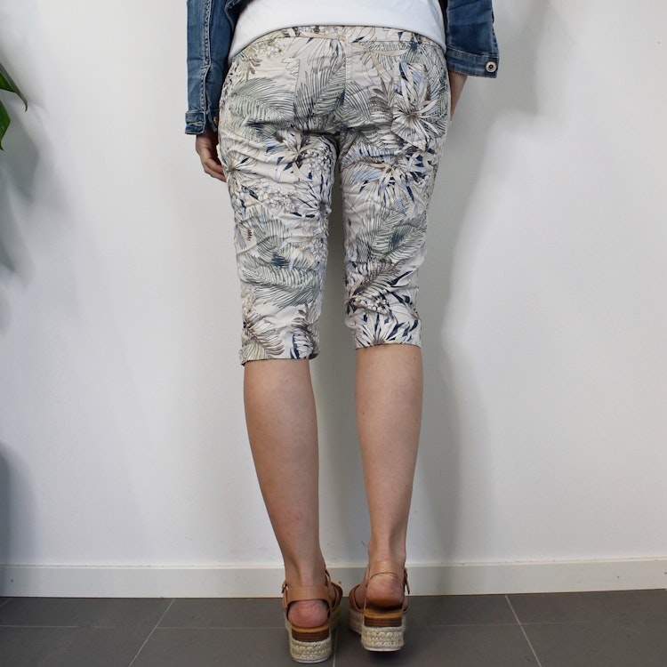 Shorts Capri Mönstrade BEIGE
