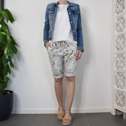 Shorts Capri Mönstrade BEIGE