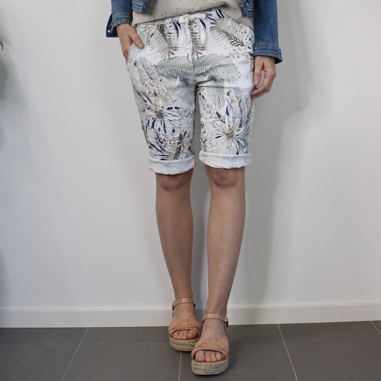 Shorts Capri Mönstrade VIT