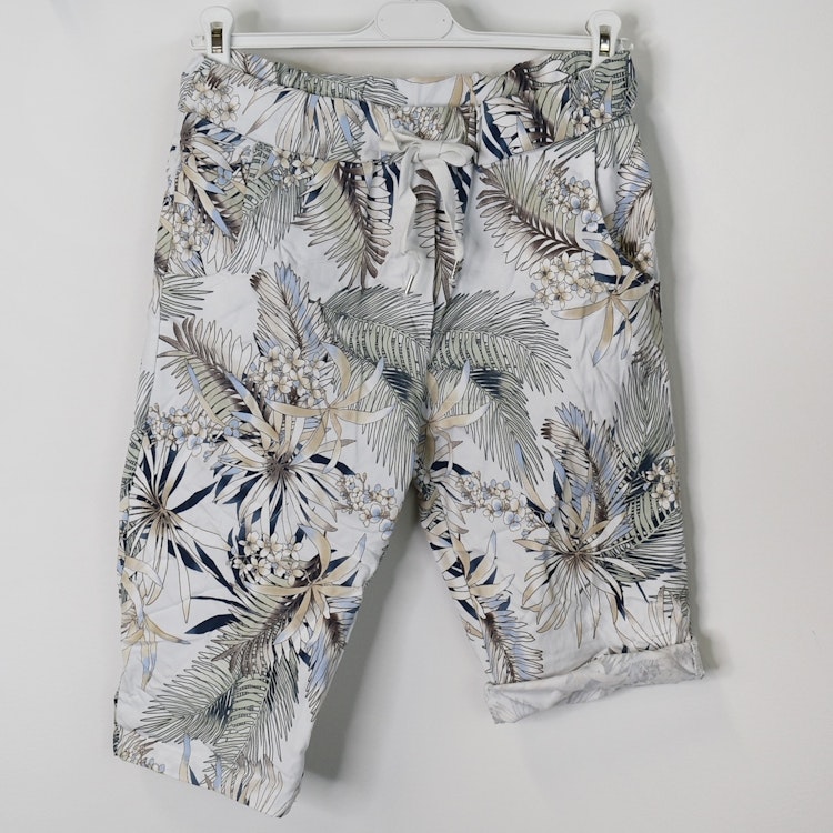 Shorts Capri Mönstrade VIT