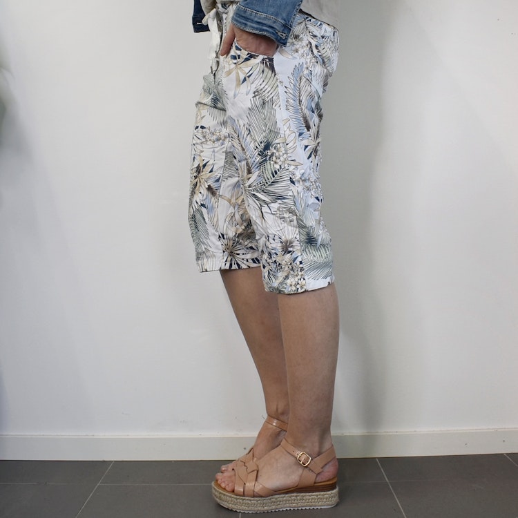 Shorts Capri Mönstrade VIT