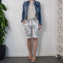 Shorts Capri Mönstrade VIT