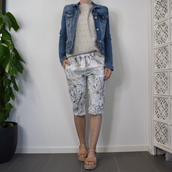Shorts Capri Mönstrade VIT