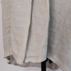 Linneskjorta med knappar BEIGE