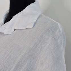 Långskjorta i linne VIT - Nowomanslabel