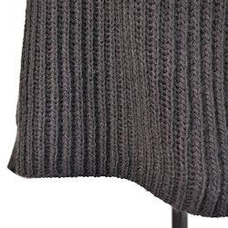 Stickad Polo-tröja SVART