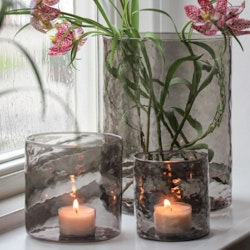 Glaslykta Hamra 10x10cm SMOKE - Majas Cottage