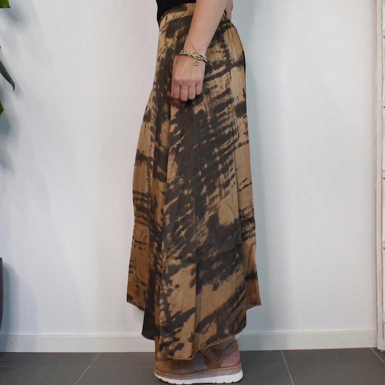 Kjol Amelia Mönstrad GOLD - Nowomanslabel