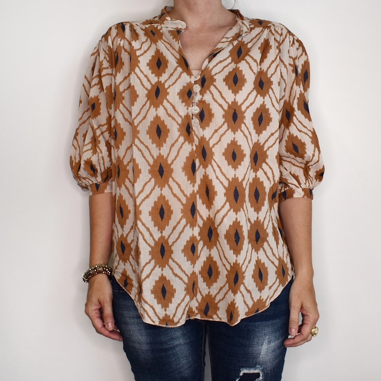 Blus Zara Inka BRUN - Nowomanslabel